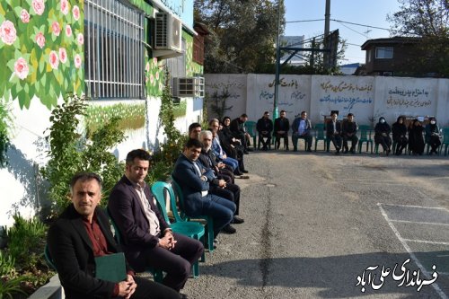 زنگ کتاب و کتاب خوانی در دبیرستان دخترانه کوثر علی آباد کتول نواخته شد 