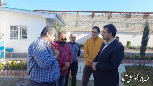بازدید سرزده فرماندارعلی آباد کتول از اداره امور منابع آب