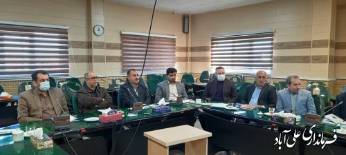 هشتمین جلسه شورای هماهنگی مبارزه با مواد مخدر علی آبادکتول برگزار شد .