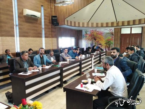 جلسه ماهانه دهیاران بخش کمالان علی آبادکتول برگزارشد