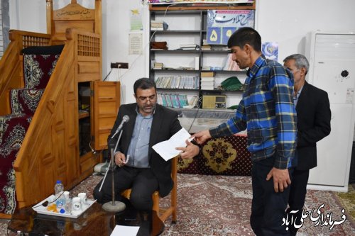 برپائی میز خدمت در مسجد رسول الله سنگدوین 