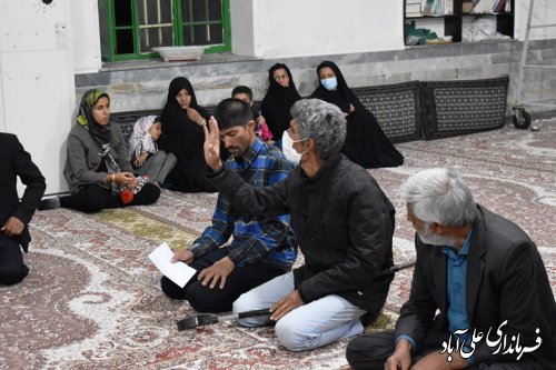 برپائی میز خدمت در مسجد رسول الله سنگدوین 