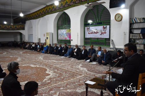 برپائی میز خدمت در مسجد رسول الله سنگدوین 