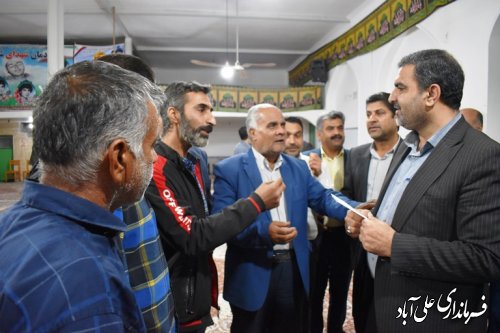 برپائی میز خدمت در مسجد رسول الله سنگدوین 