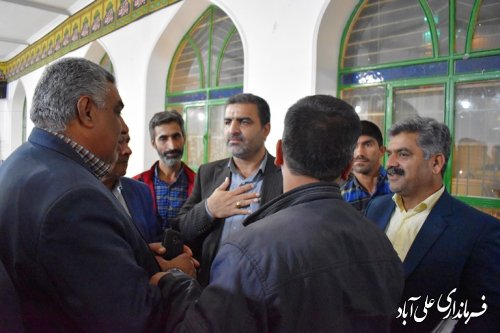 برپائی میز خدمت در مسجد رسول الله سنگدوین 