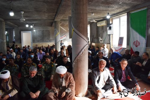 اولین یادواره شهدای اهل سنت علی آباد کتول و سرلشکر خلبان امیر مرادقلی برگزارشد