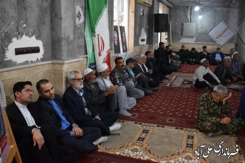 اولین یادواره شهدای اهل سنت علی آباد کتول و سرلشکر خلبان امیر مرادقلی برگزارشد