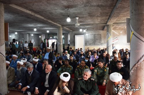اولین یادواره شهدای اهل سنت علی آباد کتول و سرلشکر خلبان امیر مرادقلی برگزارشد