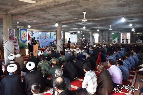 اولین یادواره شهدای اهل سنت علی آباد کتول و سرلشکر خلبان امیر مرادقلی برگزارشد