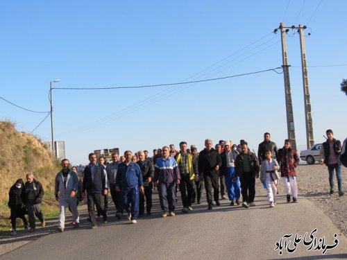 همایش پیاده روی خانوادگی شهرعلی آباد کتول برگزار شد