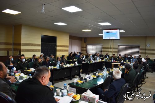 آیین تکریم و معارفه فرمانده انتظامی شهرستان علی آباد کتول 