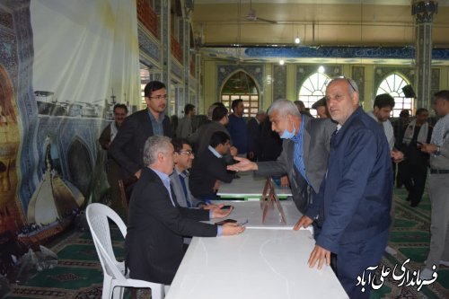 میزخدمت جهادی در مصلی امام رضا (ع) علی آبادکتول برگزار شد