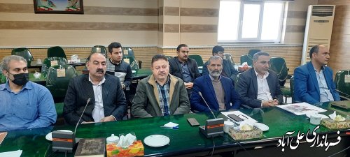 سومین جلسه بازآفرینی شهری پایدار شهرستان علی آبادکتول برگزار شد