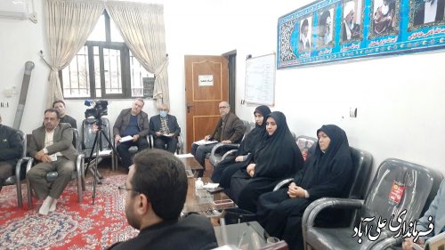 پنجمین جلسه شورای فرهنگ عمومی و اقامه نماز شهرستان علی آبادکتول برگزارشد. 