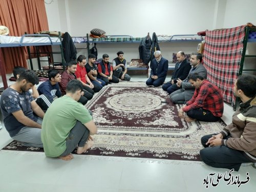 در آستانه 16 آذر ماه روزدانشجو فرماندار علی آباد کتول از خوابگاه دانشجویی شهید هدایتی بازدید کرد. 