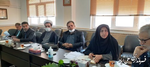 جلسه شورای هماهنگی ثبت احوال شهرستان علی آبادکتول برگزار شد