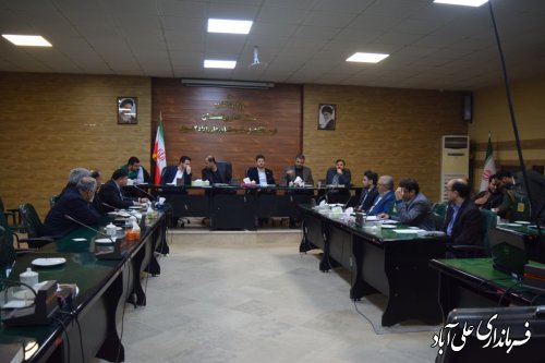جلسه بررسی مسائل و مشکلات حوزه شهر علی آبادکتول در راستای طرح جامع و تفصیلی و زیرساختی برگزار شد 