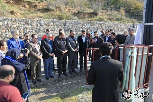 افتتاح پروژه روشنایی مسیر برگشت پارک جنگلی کبودوال 