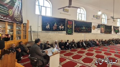 پیگیری مستقیم مسائل و مشکلات مردم  روستای زرین گل در میزخدمت 