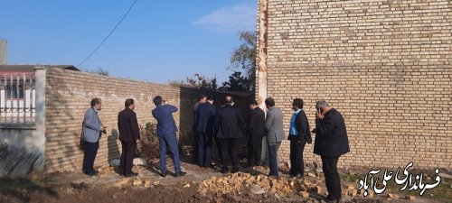 عملیات فاز تکمیلی سالن ورزشی روستای پیچک محله علی آباد کتول آغاز میشود 