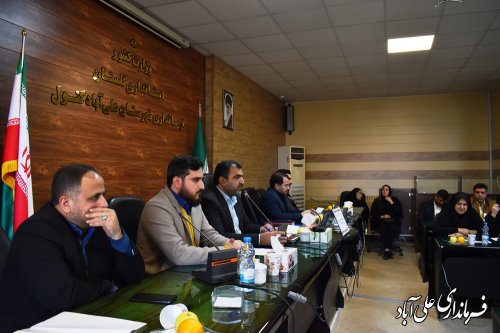 نشست معاون سیاسی ،امنیتی و اجتماعی استاندار گلستان با جوانان ، ورزشکاران و نخبگان علی آباد کتول 