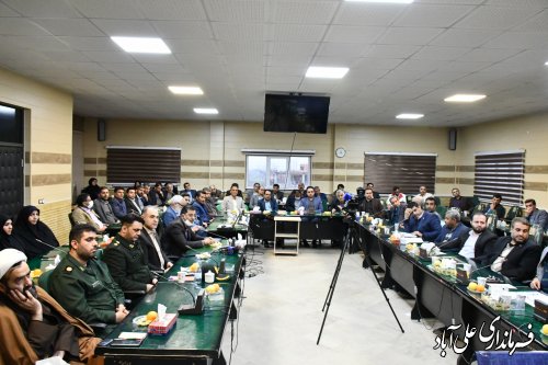 جلسه شورای اداری علی آباد کتول برگزار شد 