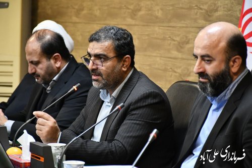 جلسه شورای اداری علی آباد کتول برگزار شد 