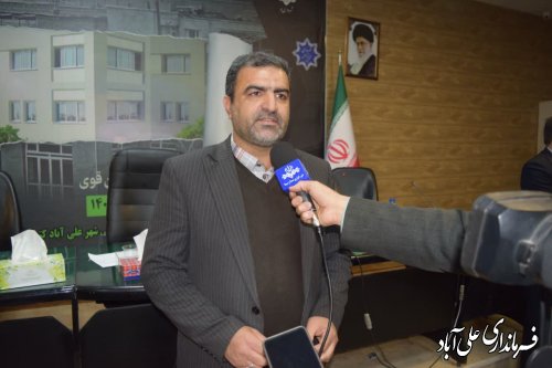 جلسه باز آفرینی شهری با عنوان آموزه های زلزله بم در شهرستان علی آبادکتول برگزار شد 