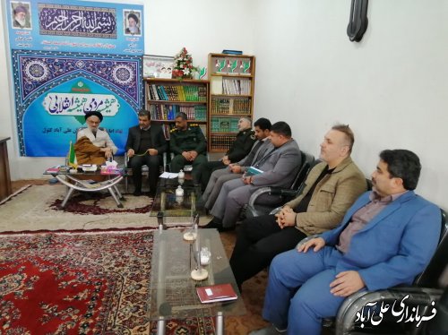 جلسه هماهنگی برگزاری مراسم بزرگداشت حماسه 9 دی و سرداردلها شهید حاج قاسم سلیمانی در شهرستان علی آباد کتول 