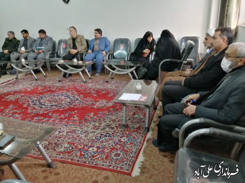 جلسه هماهنگی برگزاری مراسم بزرگداشت حماسه 9 دی و سرداردلها شهید حاج قاسم سلیمانی در شهرستان علی آباد کتول 