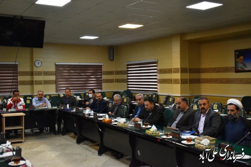 جلسه کارگروه سلامت و امنیت غذایی شهرستان علی آبادکتول برگزار شد.
