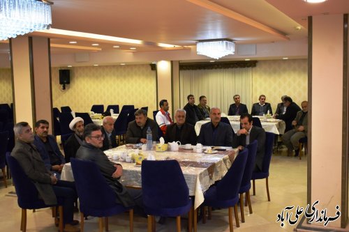 نشست مجمع خیرین شهرستان علی آباد کتول برگزار شد
