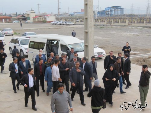 با حضور وزیر چهاد کشاورزی از کارخانه ریسندگی و بافندگی ماهوت شمال ،علی آبادکتول بازدید به عمل آمد