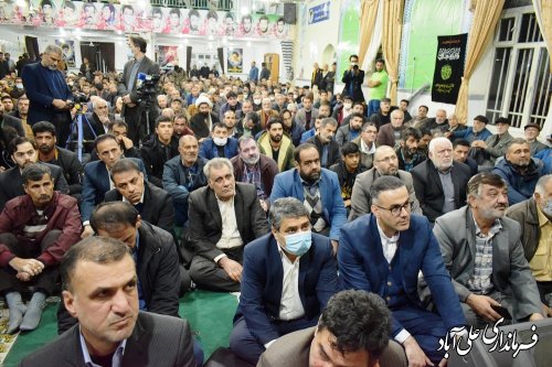 یادواره شهدای روستای رحمت آباد با حضور دکتر ساداتی نژاد وزیر جهاد کشاورزی برگزار شد