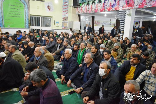یادواره شهدای روستای رحمت آباد با حضور دکتر ساداتی نژاد وزیر جهاد کشاورزی برگزار شد