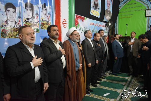 یادواره شهدای روستای رحمت آباد با حضور دکتر ساداتی نژاد وزیر جهاد کشاورزی برگزار شد