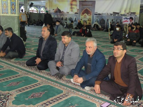 برپایی میز خدمت به مناسبت سالروزحماسه 9 دی ماه در مصلی امام رضا (ع)علی آبادکتول