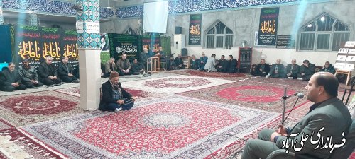 برگزاری میز خدمت در مسجد امام رضا (ع) محله شهید آیت شهرعلی آبادکتول 