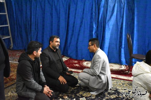 برگزاری میز خدمت در مسجد امام رضا (ع) محله شهید آیت شهرعلی آبادکتول 