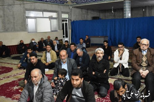 برگزاری میز خدمت در مسجد امام رضا (ع) محله شهید آیت شهرعلی آبادکتول 