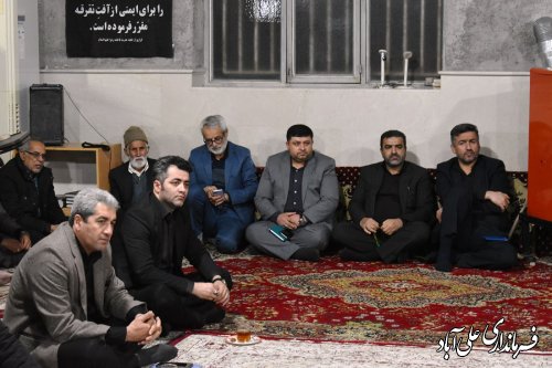 برگزاری میز خدمت در مسجد امام رضا (ع) محله شهید آیت شهرعلی آبادکتول 