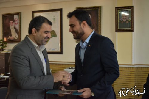 تودیع و معارفه رئیس میراث فرهنگی ،صنایع دستی و گردشگری علی آبادکتول