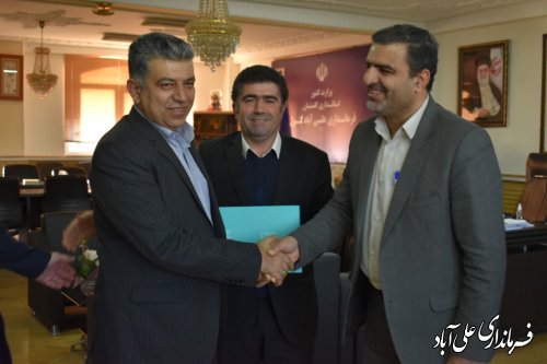 تودیع و معارفه رئیس میراث فرهنگی ،صنایع دستی و گردشگری علی آبادکتول