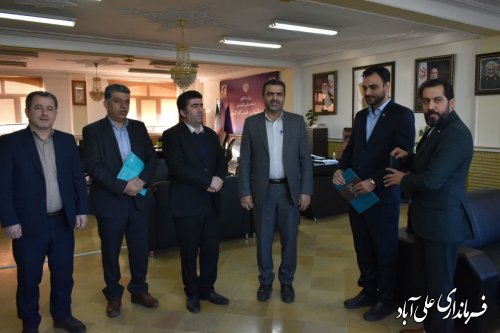 تودیع و معارفه رئیس میراث فرهنگی ،صنایع دستی و گردشگری علی آبادکتول