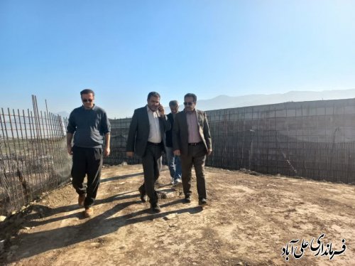 بازدید فرماندار علی آباد کتول از روند اجرایی و پیشرفت فیزیکی پروژه پل روگذر کمربندی علی ابادکتول (ضلع غربی) 