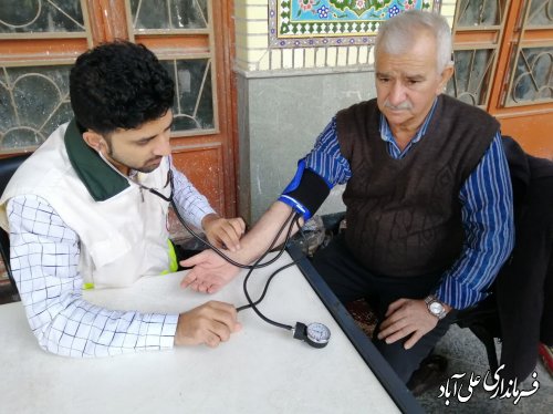 برپایی میز خدمت به مناسبت سالروزحماسه 9 دی ماه در مصلی امام رضا (ع)علی آبادکتول