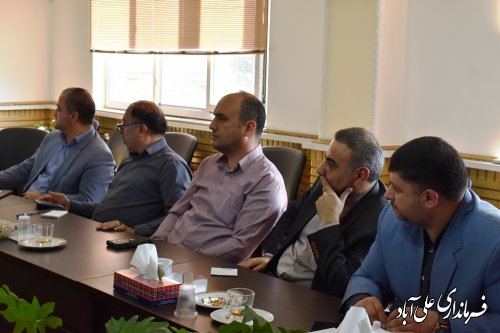 جلسه شورای ترافیک شهرستان علی آبادکتول برگزار شد 