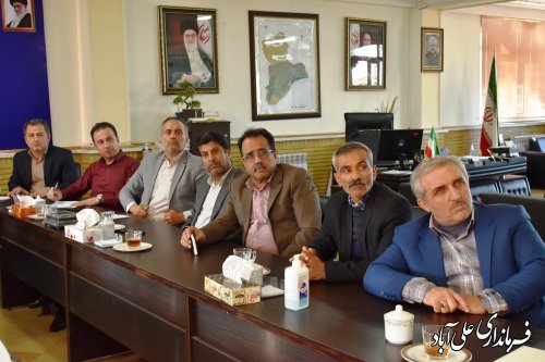 جلسه شورای ترافیک شهرستان علی آبادکتول برگزار شد 
