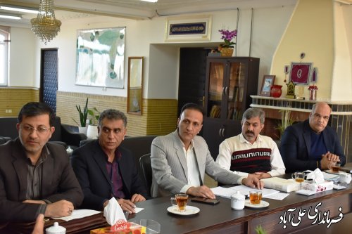 جلسه کارگروه گندم ، آرد و نان شهرستان علی آباد کتول برگزار شد 