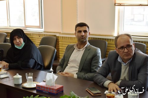 جلسه کارگروه گندم ، آرد و نان شهرستان علی آباد کتول برگزار شد 